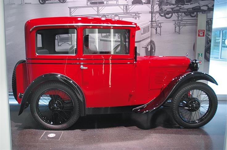 The 3/15 was the first BMW automobile based on the British Austin 7